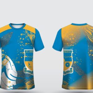 ST3 – Blue – St Andrew's shirt, front and back